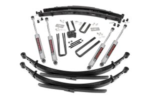Dodge W250 Suspension Lift Kit - Rear - Rough Country - 4 Inch, includes Rear Springs - '81-'93